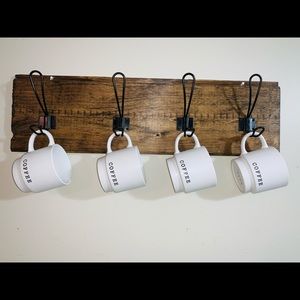 Farmhouse Coffee Mug Rack